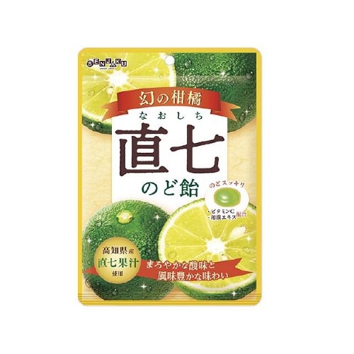 扇雀飴本舗 幻の柑橘 直七のど飴 80gx10