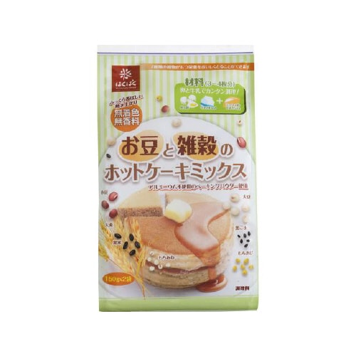豆と雑穀のホットケーキミックス 150gX2x6