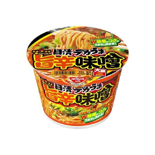 デカうま 旨辛味噌 カップ 106gx12
