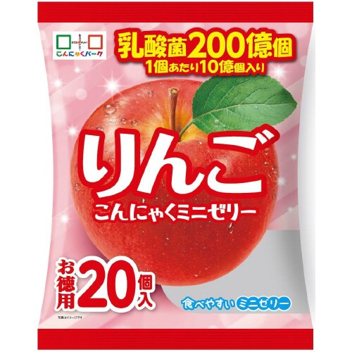お徳用りんごこんにゃくゼリー 20個x12