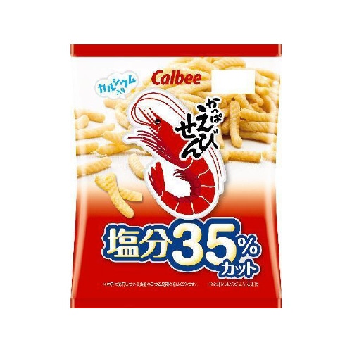 かっぱえびせん塩分35%カット 68g x12