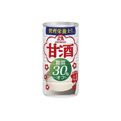 森永製菓 甘酒 糖質30%オフ 缶 185gx30