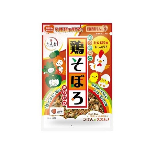 大森屋 彩り野菜と鶏そぼろふりかけ 45gx10