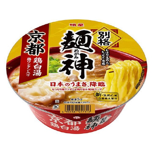 明星 別格麺神 京都鶏白湯 116gx12