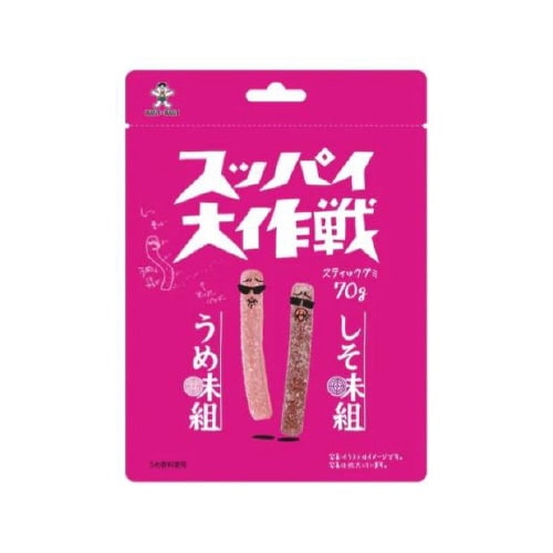 スッパイ大作戦うめ味&しそ味 70gx10