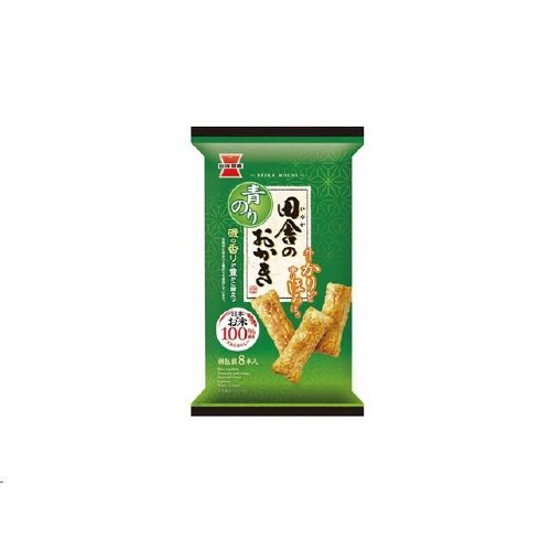 岩塚 田舎のおかき 青のり味 8本 x12