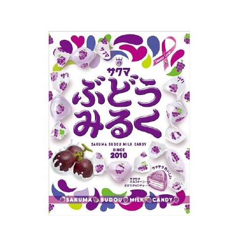 サクマ ぶどうみるく 40gx10