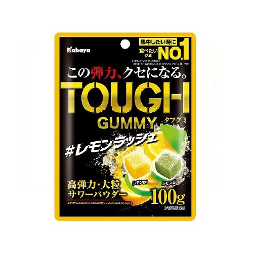 カバヤ タフグミ レモンラッシュ 100gx6