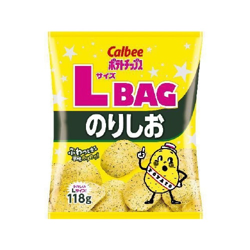LサイズBAGのりしお118gx12