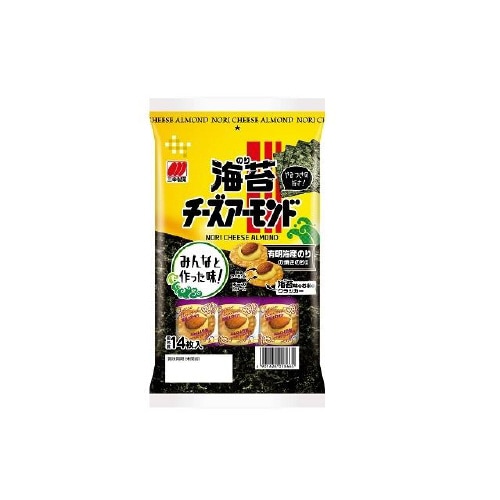 三幸製菓 海苔チーズアーモンド 14枚x16