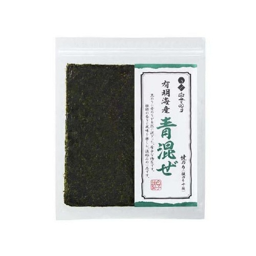 白子 有明海産青混ぜ焼のり 文庫 10枚x10