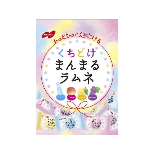 ノーベル くちどけまんまるラムネ 80gx6