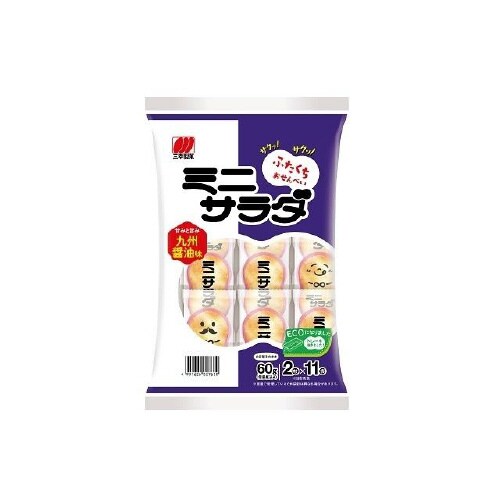 三幸製菓 ミニサラダ 九州醤油味 60gx16