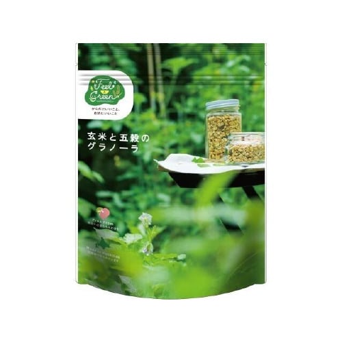 日食 F&G 玄米と五穀のグラノーラ 200gx4