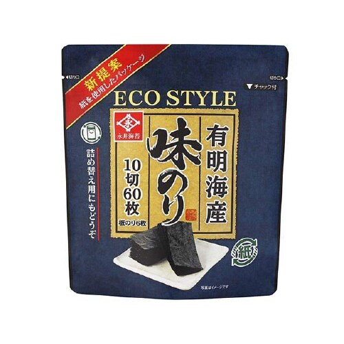 ECO STYLE 味のり 10切60枚x10