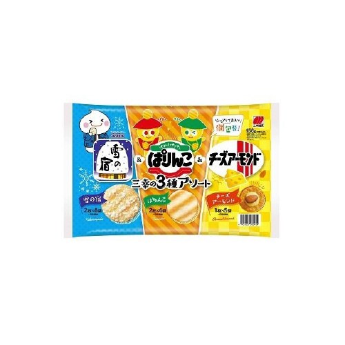 三幸製菓 三幸の3種アソート 156gx12