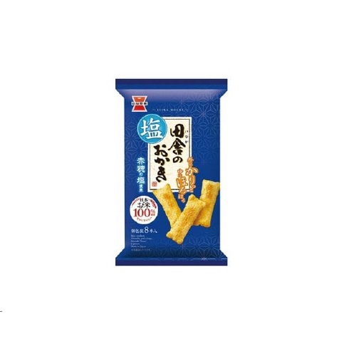 岩塚 田舎のおかき 塩味 8本 x12