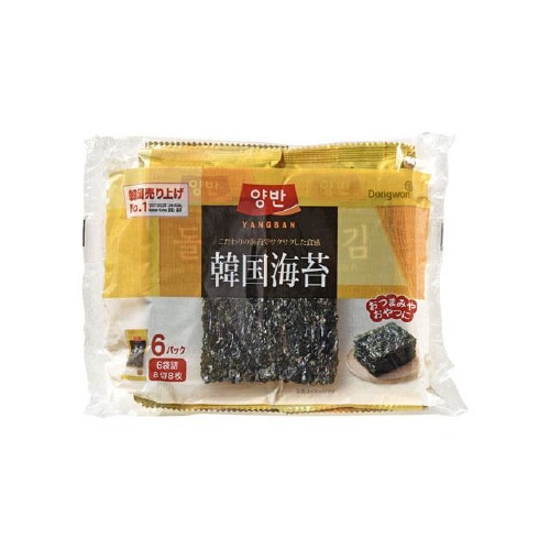 白子のり N韓国海苔 6P 6袋x10