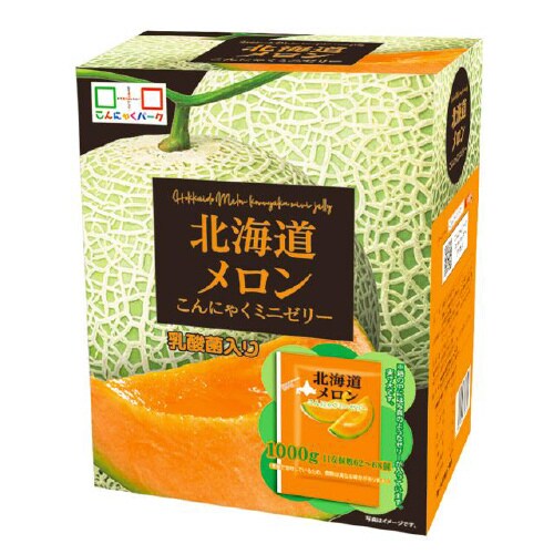 北海道メロンこんにゃくミニゼリー 1Kgx6