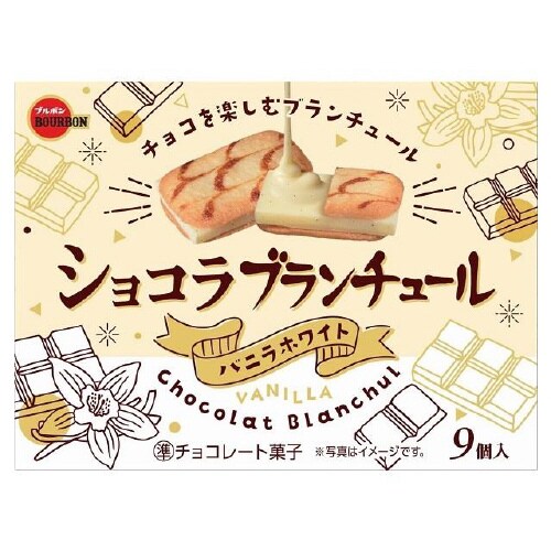 ショコラブランチュール バニラホワイト 9個x10