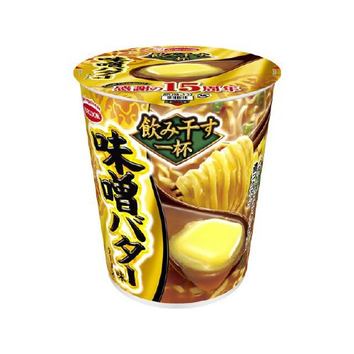 飲み干す一杯 味噌バター 縦カップ 67gx12