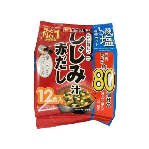 嬉しい減塩 赤だししじみ汁 12食x10