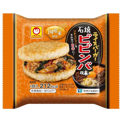【冷凍】東洋水産ライスバーガー石焼ビビンバ味20個