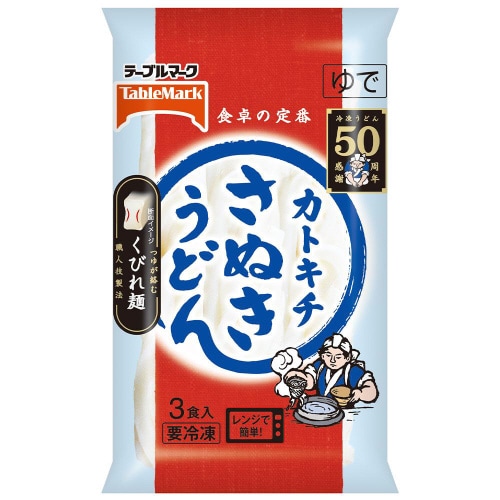 【冷凍】テーブルマーク さぬきうどん3食入×16袋