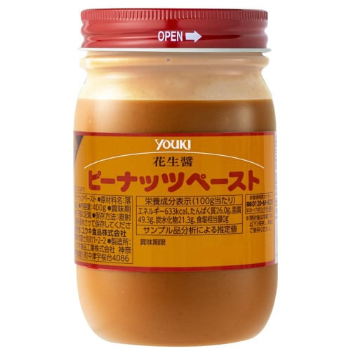 ユウキ食品 ピーナッツペースト 400g×6個