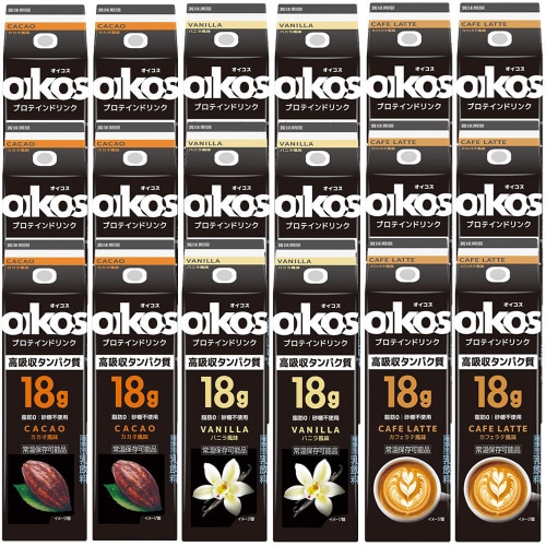 ダノンオイコスプロテインドリンク 3種各6本