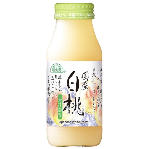 マルカイ 順造選 国産白桃 180ml×20個