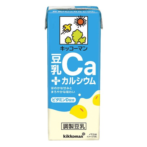 キッコーマンソイ 豆乳+カルシウム200ml18本