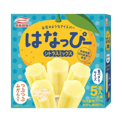 【アイス】丸永製菓 はなっぴーシトラスミックス8箱