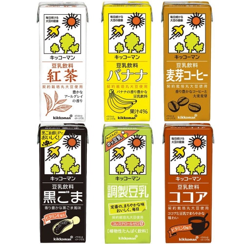 キッコーマン 豆乳200mlバラエティ48本セット