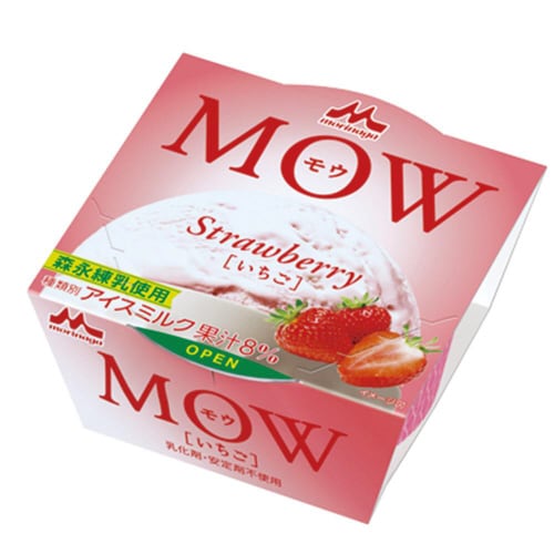 【冷凍】森永乳業 MOW いちご 18個