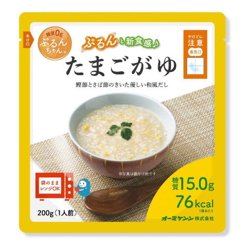 オーミケンシ 糖質0gぷるんちゃんたまごがゆ48袋