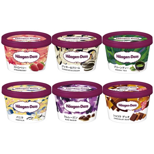 【アイス】 ハーゲンダッツ ミニカップ 6種