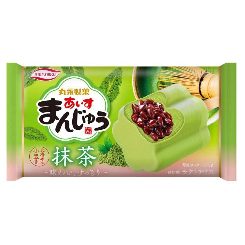 【アイス】丸永製菓 あいすまんじゅう抹茶 20本