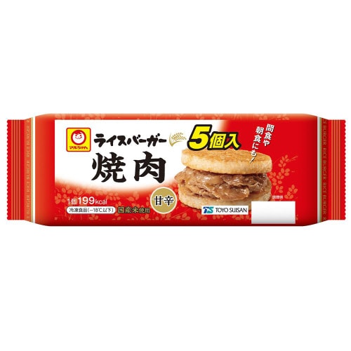 【冷凍】東洋水産 ライスバーガー 焼肉 5個8袋