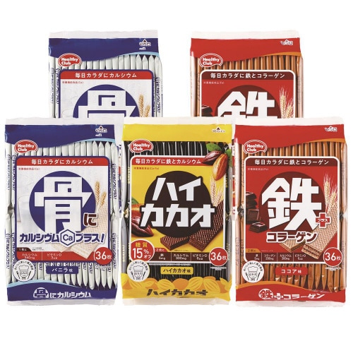 ハマダコンフェクト ウエハースアソート 3種計5個