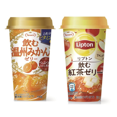 【冷蔵】たらみ飲むゼリー2種×3本温州みかん・紅茶