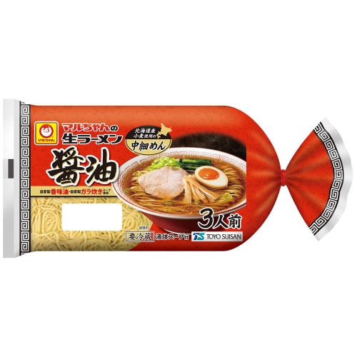 【冷蔵】東洋水産 マルちゃんの生ラーメン醤油10袋