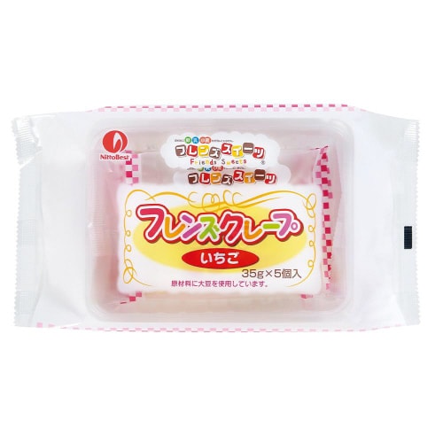 【冷凍】日東ベスト フレンズクレープいちご6袋