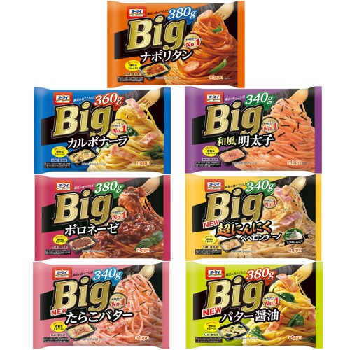 【冷凍】オーマイ BIG パスタ 7品 詰