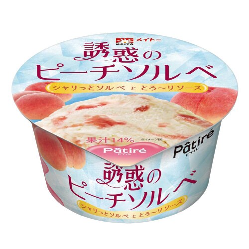 【アイス】協同乳業パティレ誘惑のピーチソルベ24個