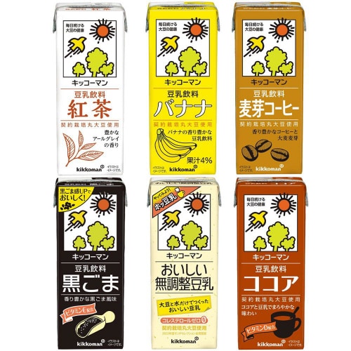 キッコーマン 豆乳200mlバラエティ18本セット