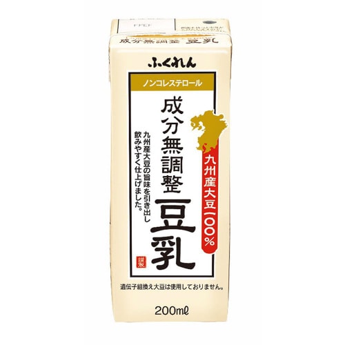 ふくれん 九州産大豆成分無調整豆乳200ml24本