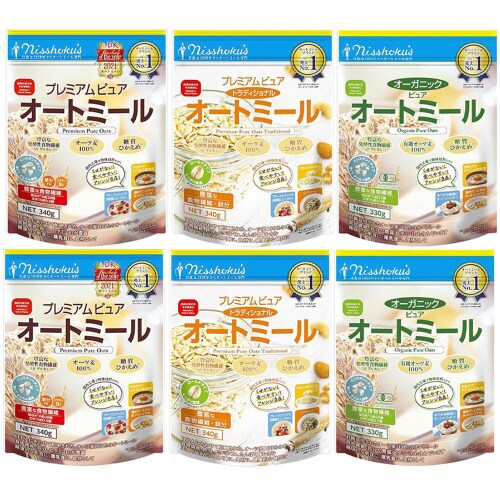 日食 オートミール アソート 3種各2個