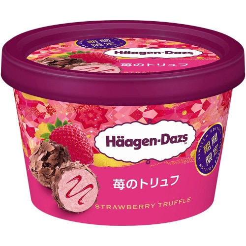 【アイス】ハーゲンダッツミニカップ苺トリュフ12個