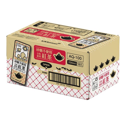 キッコーマンソイ 砂糖不使用 豆乳飲料紅茶18本